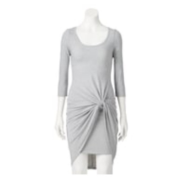 Juniors almost famous asymmetrical knot dress - Picture 1 of 1
